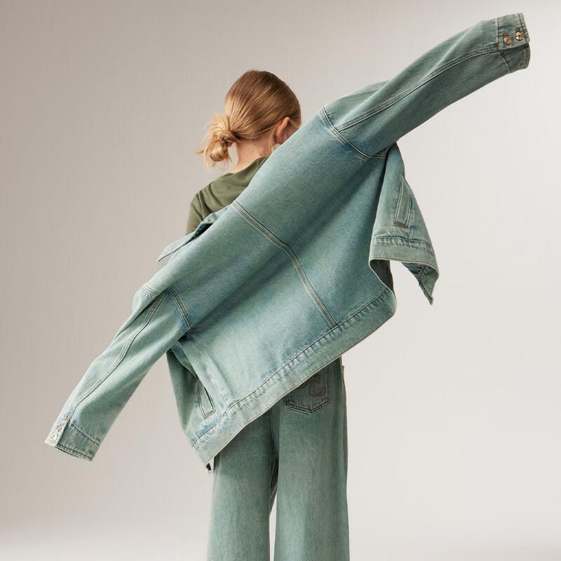 ELLE KIDS Girls' Structured Denim Jacket