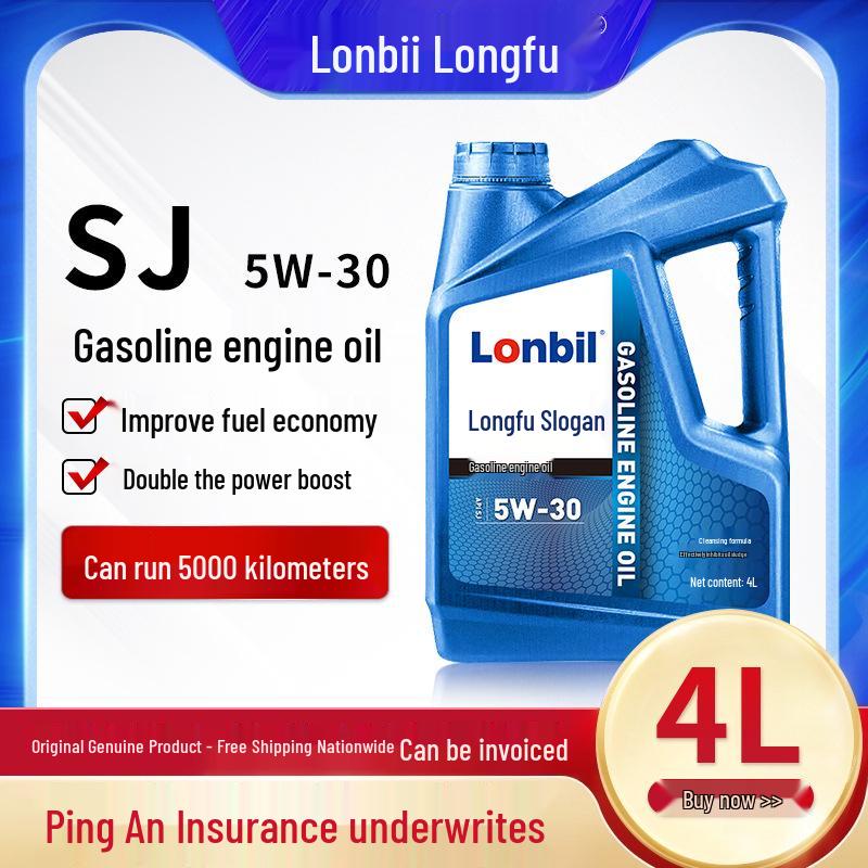 All-Season Fully Synthetic 5W40 Engine Oil for Gasoline Engines, SN/SL Grade