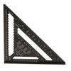 Rafter Square Aluminum Alloy Metric Triangle Ruler Double Scale Triangle Protractor Layout
