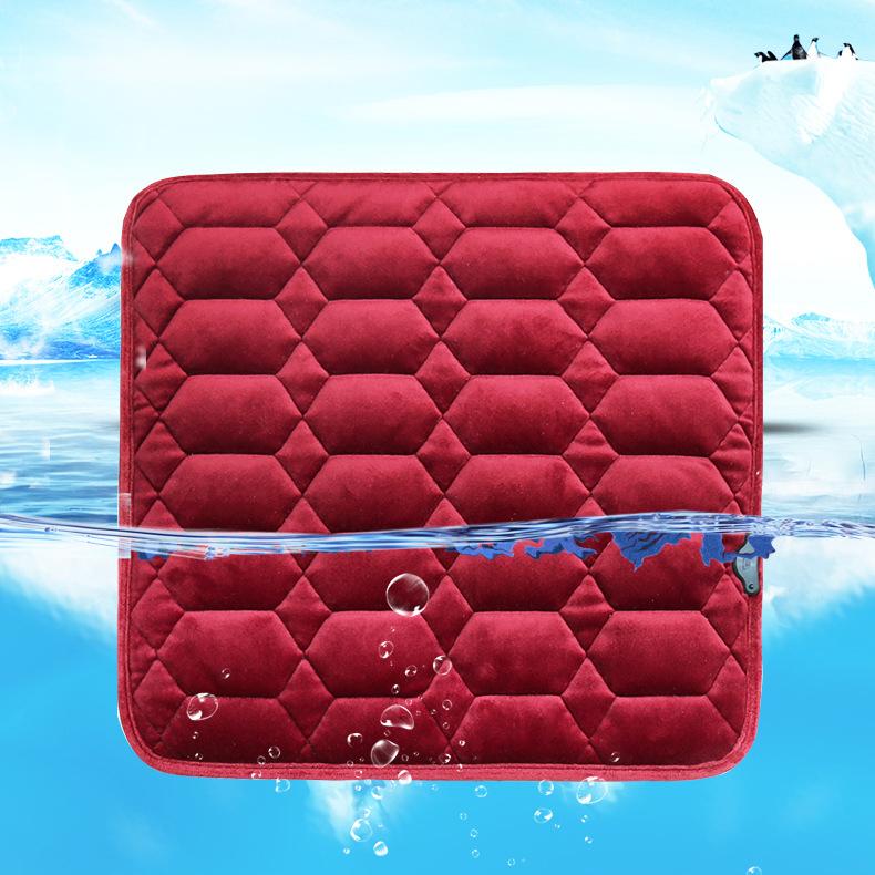 Универсальный зимний теплый чехол-подушка на автомобильное сиденье, нескользящая накладка на сиденье переднего кресла, USB-подогрев, протектор сиденья, чехлы на сиденья для автомобилей