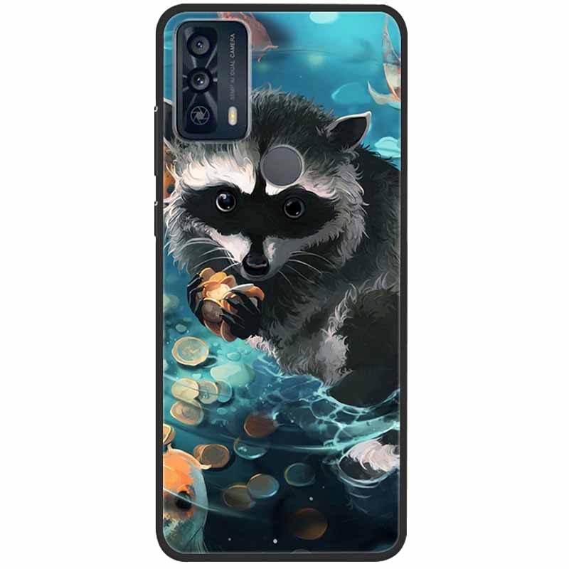 Чехол For TCL 20B Case 6159K Силиконовый Мягкий Модный TPU Чехол для Телефона для TCL 20B Case для TCL 20B 20 B Бампер Защитный TPU Оболочка