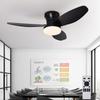 Потолочный вентилятор со светом casa inteligente розетка вентилятор свет ventilatore da soffitto con luce de techo con luz тихие светодиодный холодный