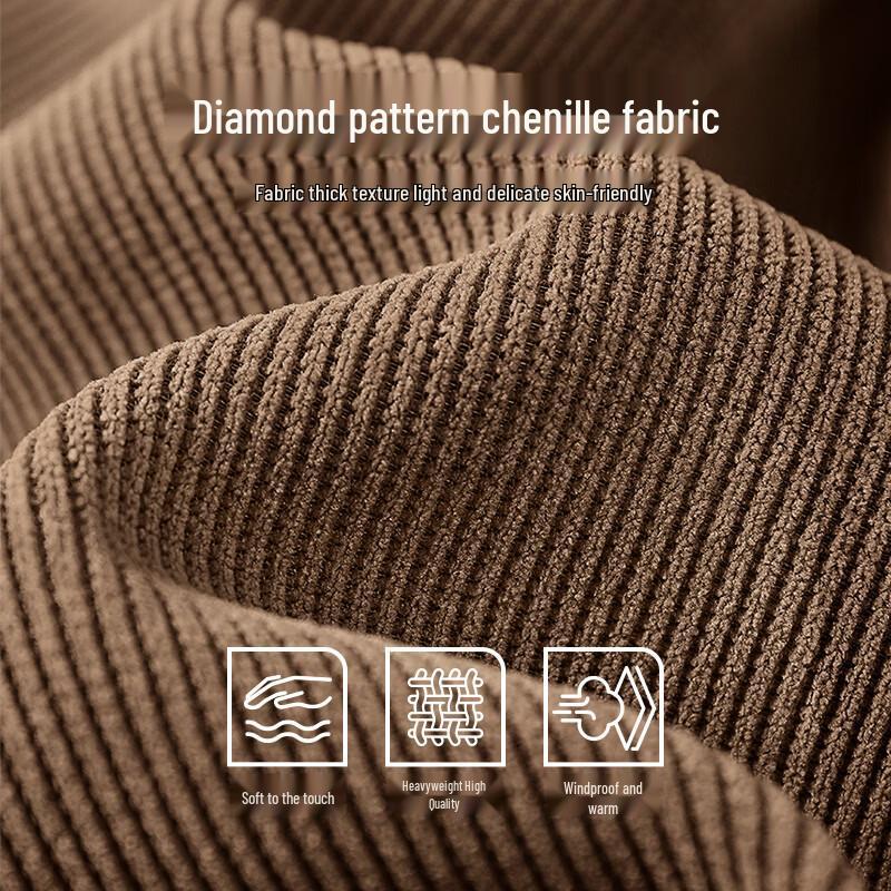 Jeanswest Men's Spring/Autumn Loose Fit Wide-Leg Casual Pants