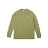 Nike Solid Color Side Print Crew Neck Sweatshirt Kids Tops Green DR6150-334