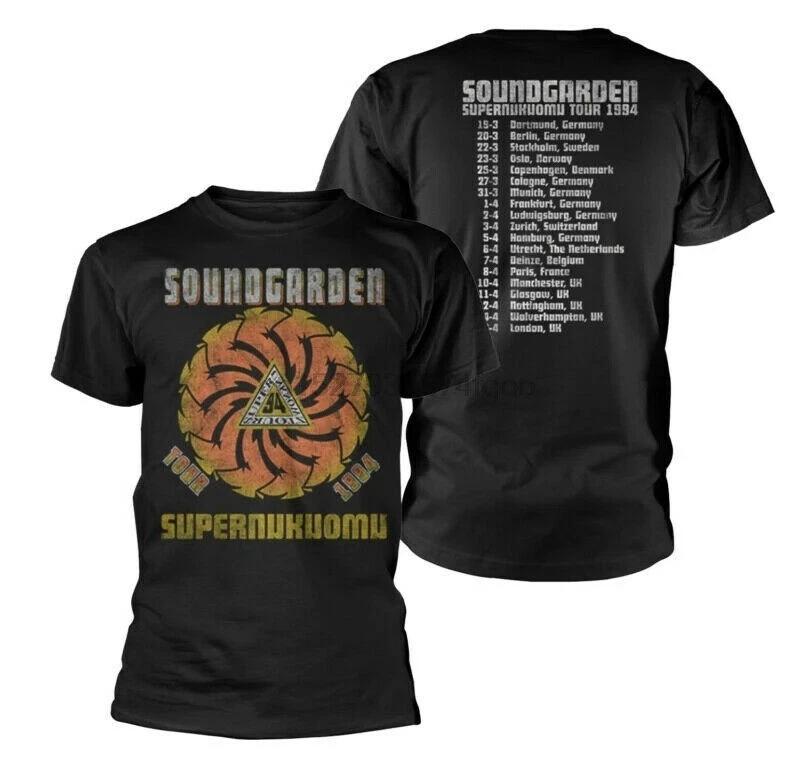 Soundgarden Superunknown Тур 94 Крис Корнелл Лицензионная Футболка Мужская