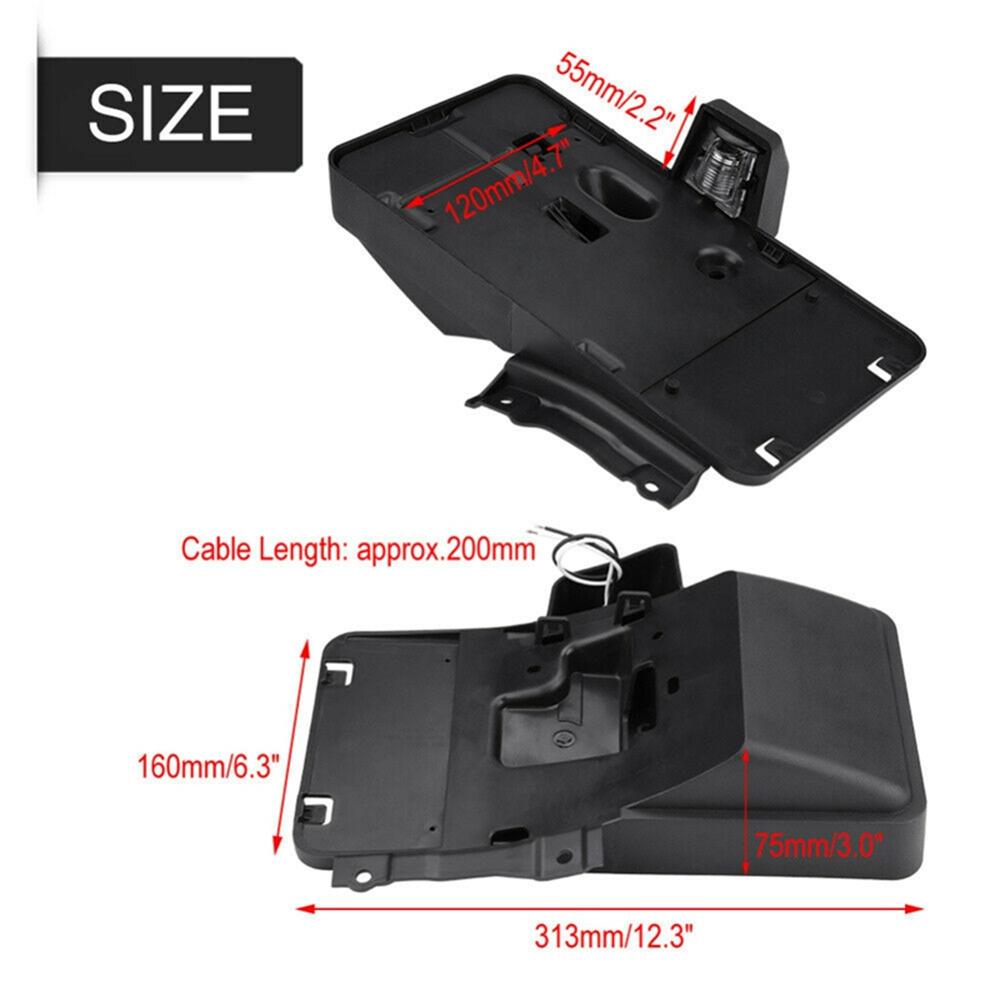 For Jeep Wrangler 2007-2016 68064720AA Rear License Plate Holder Bracket w/Light