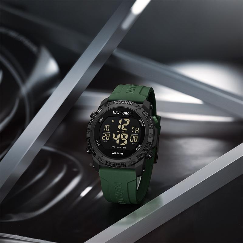 Naviforce Цифровые часы Унисекс водонепроницаемые подарочные наручные часы NF7104