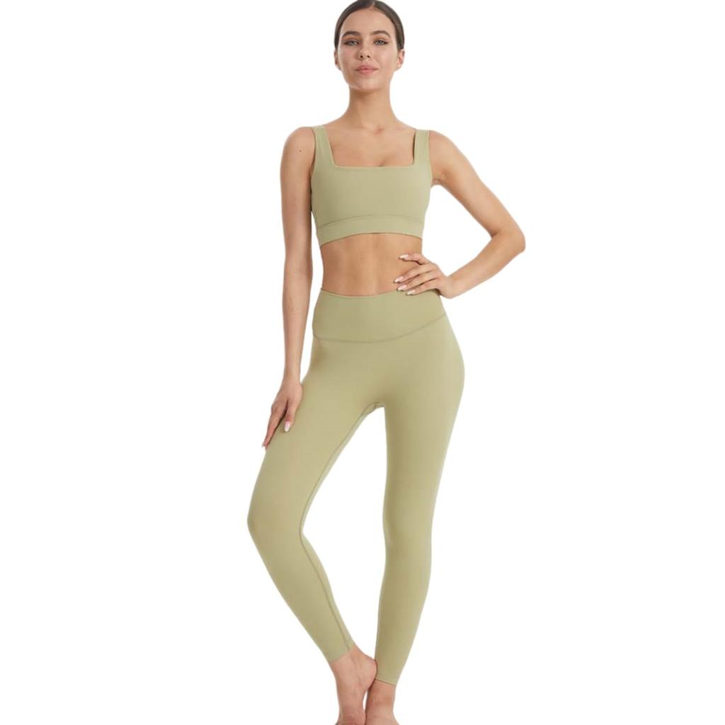 Skin Series Yoga Training Yoga Pants for Activewear and Jogging C.SEA Women's Leggings, High-Waisted, Sweat-Wicking, Quick-Drying, High-Waisted (Size