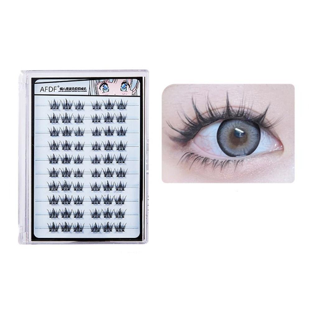 Накладные ресницы для наращивания ресниц, пушистые клеевые накладные ресницы, инструмент для макияжа