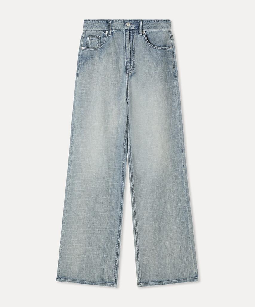 MIXXO Linen Semi Wide Fit Denim
