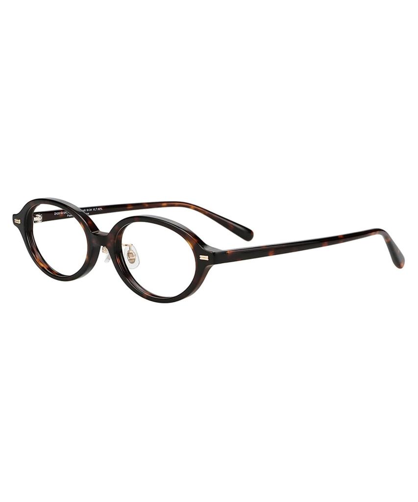 Овальные Солнцезащитные Очки TREND SUNGLASSES Прозрачные Линзы Стильные Защита от УФ Унисекс [Zoff] (коричневый (Полупатент) - ZN261G08_49A1) (Мужские, женские) [5119-145]