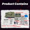 Remote Control Tank 1/16 Full-scale Remote Control Tank Toys Simulated Sound and Motion 360 Degree