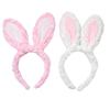 Women Headband Bunny Ear Design Non-slip Lovely Cartoon Headpiece Rabbit Ears Headband Hair Accessories