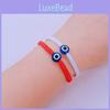 Trendy European And American Handmade Bracelet With Adjustable Evil Eye Design Perfect Gift For Couples