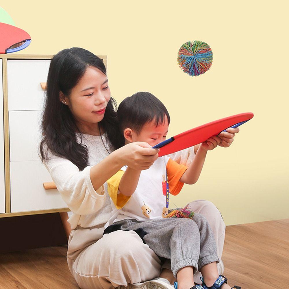 Parent-Child Interactive Throw Catching Ball Elastic Plate Throw Catch Toy for Children/Kids