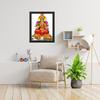 Hindu Religious Shiva and Maa Annapurna Devi Design Wall Art Painting Frame For Home Decoration And Gifting, Traditional Temple Artwork