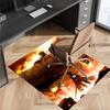1pc Attack on Titan3 Print Area Rug - Soft, Washable Non-Slip Indoor Mat for Office Chairs, Living Room, Home Office Decorative Rug