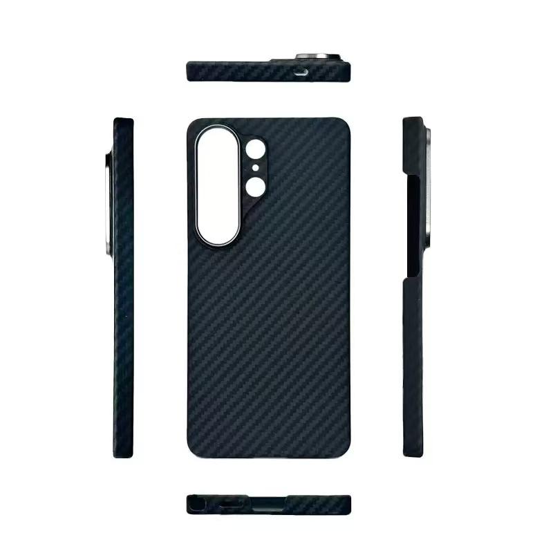 Магнитный чехол из Кевлара для Samsung Galaxy S26 Ultra Тонкий ударопрочный защитный чехол из арамидного волокна Magsafe Беспроводная зарядка