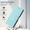 For Xiaomi Poco X7 Pro 5G Case Imprinted Honeycomb RFID Blocking Leather Phone Cover with Strap