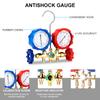 R410A R22 R134a R404A Комплект манометров для коллектора HVAC A/C Заправка холодильных установок со шлангами Регулируемые муфты Адаптер
