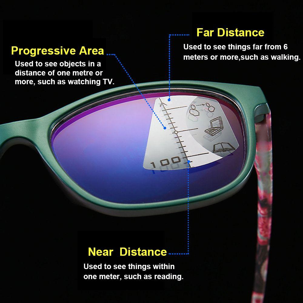 Очки для чтения Блокирующие синий свет Очки для пресбиопии Прогрессивные мультифокальные очки для чтения