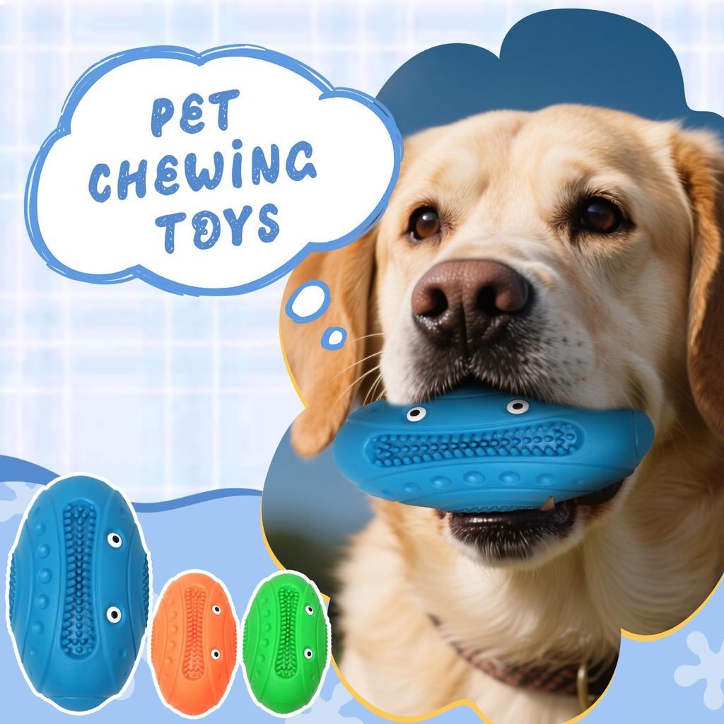 Пищащая игрушка для жевания собак, которая любит жевать. Интерактивный футбол для прорезывания зубов для здоровья.