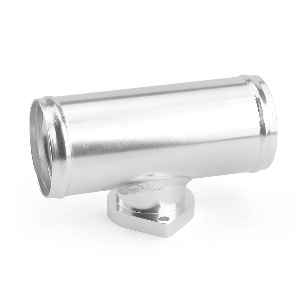 Silver Turbo Aluminum Flange Pipe 63mm 2.5inch L=150mm For GD-RS FV RZ BOV Blow off Valve Adapter for Automotive