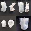 Easter Rabbit Resin Molds for DIY Art Craft Gypsum Ornament