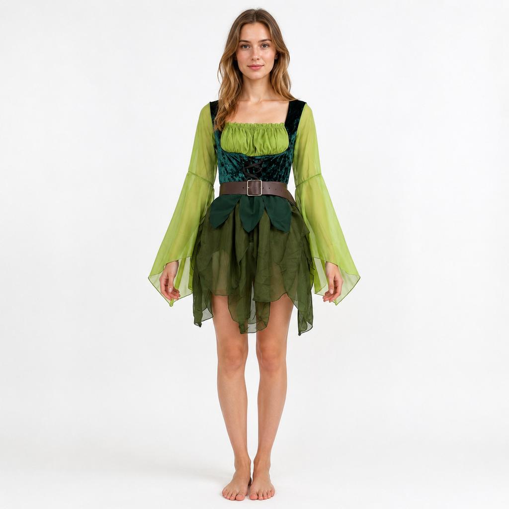 Fairy Halloween Magic Cosplay Dress Fairy Queen
