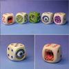 5 Pcs/set Halloween Miniature Decor Devil Dice Resin Craft Tabletop Display Home Desk Decoration Crafts Miniatures Ornament