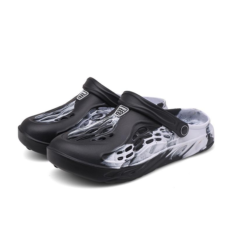 Summer Men's Clogs Sandals Man Home Garden Shoes Comfortable Men Slippers Non-Slip Soft Bottom Flip Flop Sandals Big Size 48 49