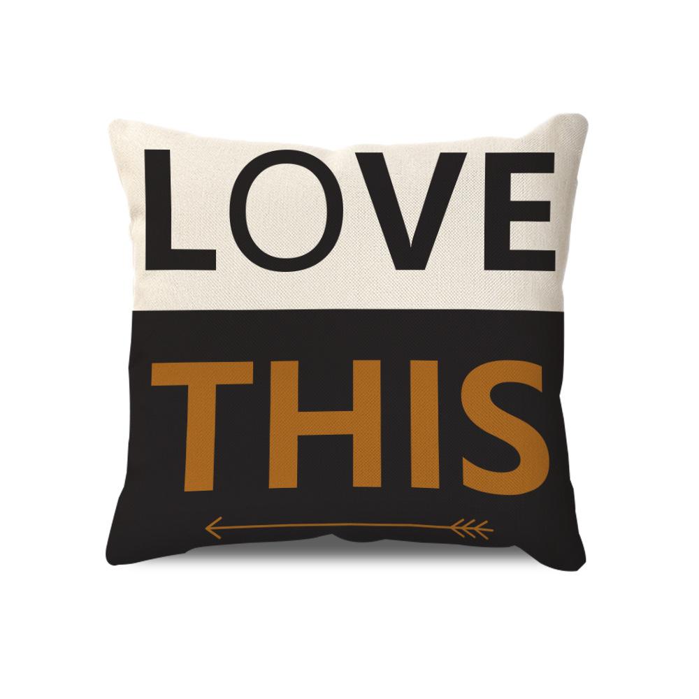 Скандинавская подушка-подушка Современная Минималистичная Полосатая Геометрическая Клетчатая Наволочка Подушка для сиденья дивана Подушка для талии