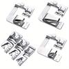 Narrow/Wide Rolled Hem Presser Foot Hemming Foot Kit With Sewing Clips 4/8'', 6/8'', 8/8'' Sewing Rolled Hemmer Presser Foot