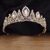 Барочные великолепные хрустальные свадебные тиары королевская королева невеста корона украшения для волос принцесса выпускной свадебный головной убор аксессуары