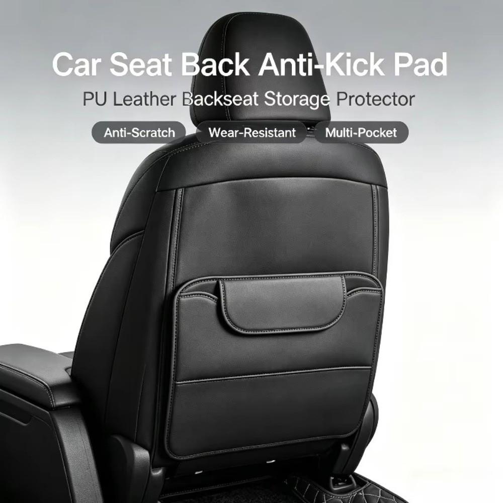 Anti-Scratch Car Seat Back Anti-Kick Pads Wearproof Protector Cover Auto Seat Protector