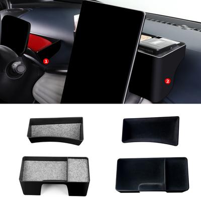 For BYD ATTO 3 Yuan Plus Center Console Behind Screen Storage Box Car Interior Tidying Organizer Box Auto Accessories