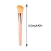 3pcs Portable Blush Brush, Conture Brush, Facial Soft Bristle Makeup Brush, a Multi-functional Makeup Tool for Beginners