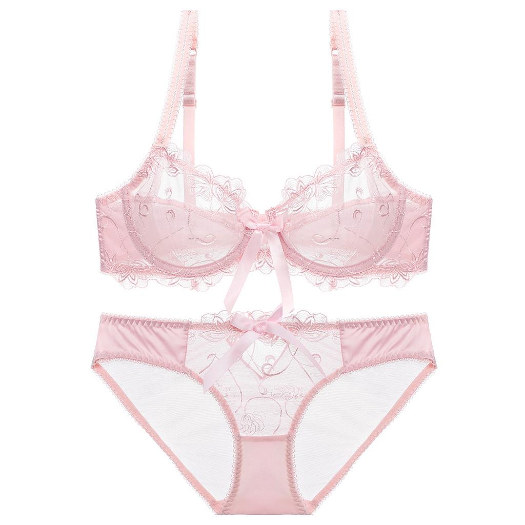 Ультратонкий кружевной сексуальный сетчатый бюстгальтер большого размера, полностью прозрачный, сексуальное женское белье