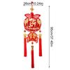 1PC Tassel Pendant 2025 Non Woven Hangings Traditional Vietnamese Fu Character Pendant Spring Festival 26X95CM