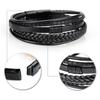 1PC Retro PU Leather Bracelets Multilayer Braided Rope Bracelets for Male Female Bracelets Jewelry