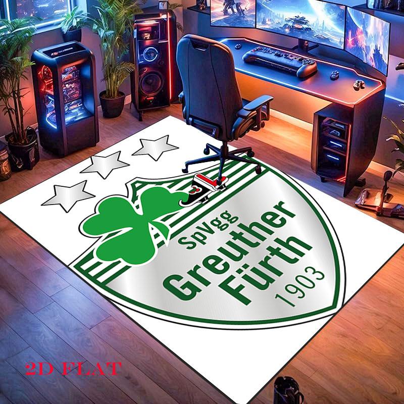 SpVgg Greuther Fürth Carpet Rug for Living Room Bedroom Home Sofa Decoration,Kids play Nonslip Floor Mat