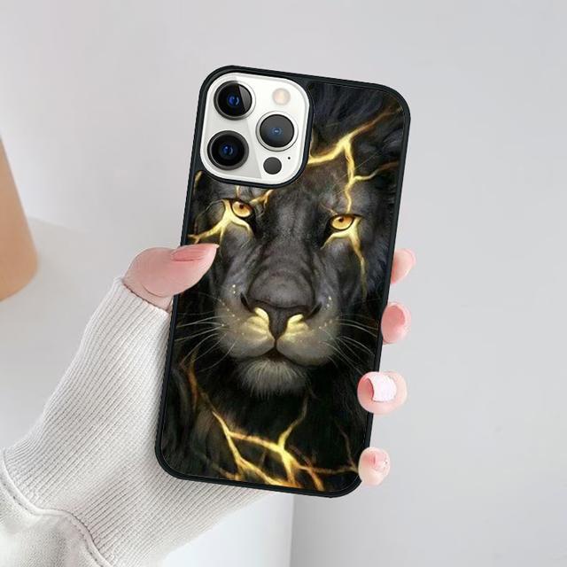 Чехол для телефона 'Рычащий Король Лев' Для Для iPhone 17 Air 16 15 11 12 13 14 Pro Max Plus coque
