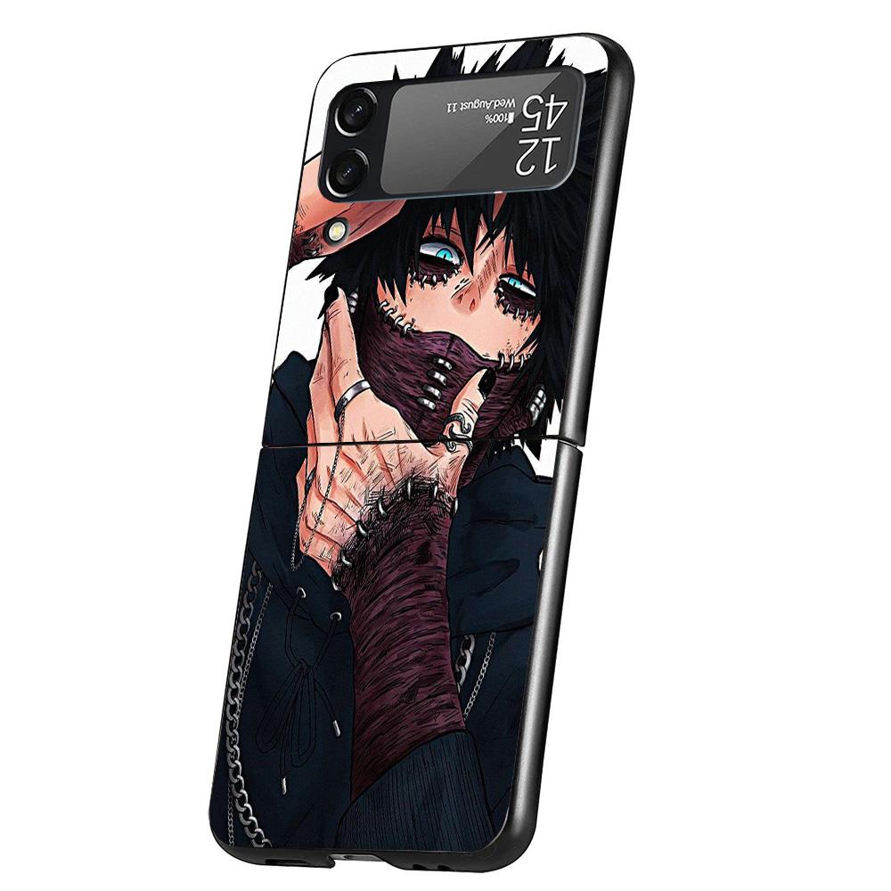 Чехол для телефона Dabi MHA My Hero A-Academy для Samsung Galaxy Z Flip 7 6 5 4 3 5G Flip7 Flip6 Flip5 Flip4 Flip3 Черный Fundas Sh