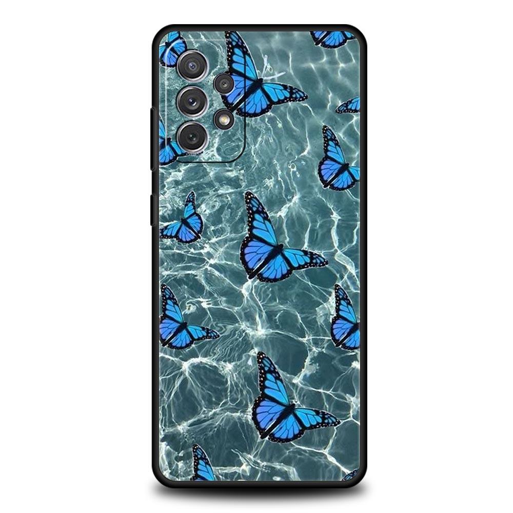 Чехол-бабочка для телефона Samsung Galaxy A51 A71 A21S A12 A11 A31 A52 A41 A32 A01 A23 A33 A53 A73 A03S A13 5G Мягкий чехол