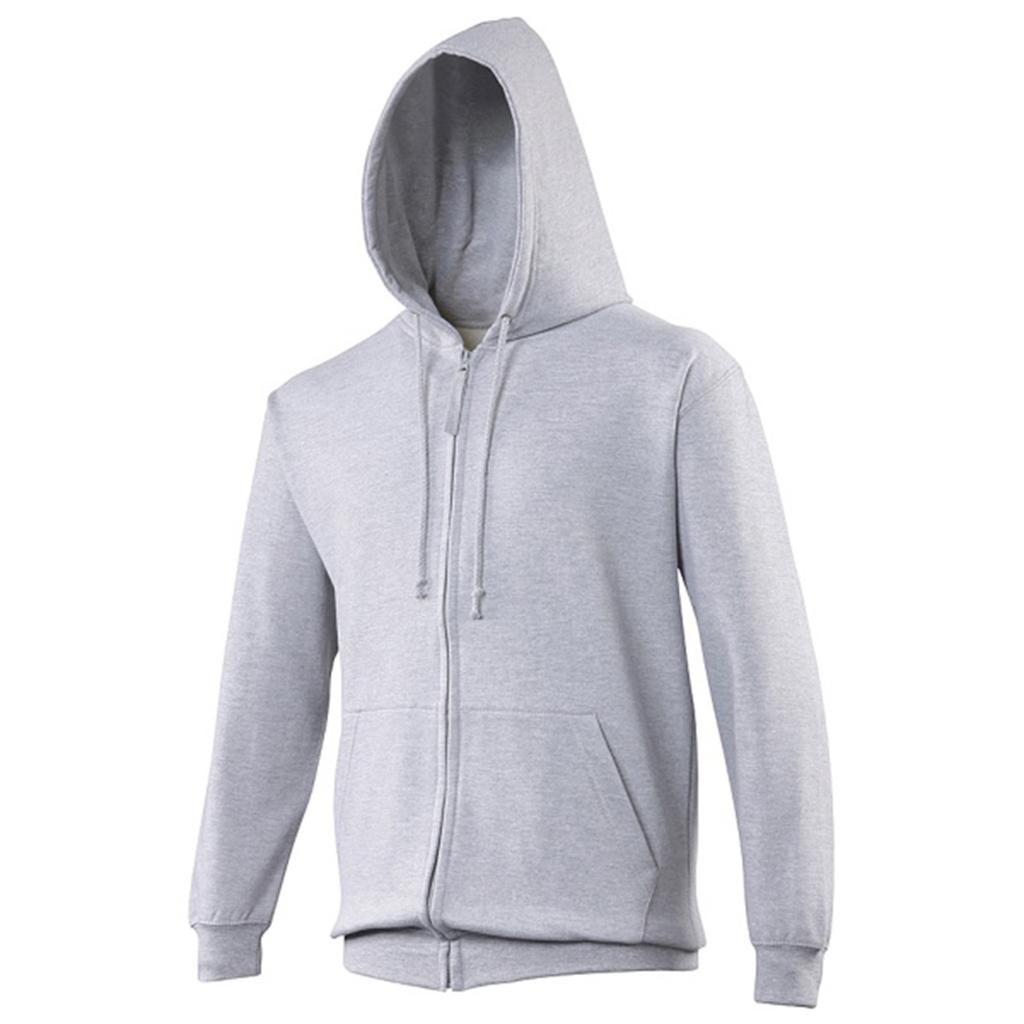 Awdis Plain Mens Hooded Full Zip Hoodie / Zoodie