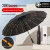 Large, Sturdy Windproof Folding Umbrella for Men & Women - Dual-Use for Sun and Rain