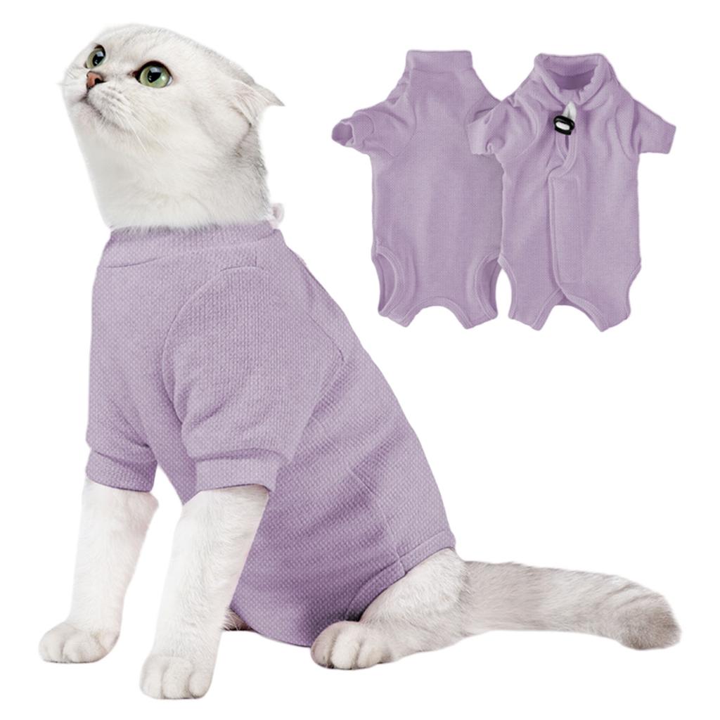 Мягкий восстановительный костюм для кошек после операции, удобный, дышащий, предотвращает облизывание, ускоряет процесс заживления для маленьких кошек