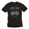 МУЖСКАЯ ФУТБОЛКА RACING BICIYCLE С ВЕЛОСИПЕДОМ FIXIE - КОРОТКИЙ РУКАВ SINGLESPEED TEE