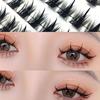 3D Fluffy Single Cluster False Lashes Premade Volume Fans Individual Eyelash Segmented Lashes Natural Fake Eyelash Extension Hot