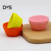 12Pcs No Odor Eco-friendly Muffin Cup Mold Silicone Greaseproof Muffin Cake Mold Kitchen Tool